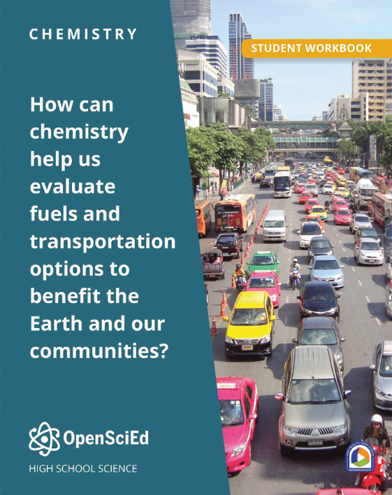 OpenSciEd Chemistry + Earth & Space Unit 5: Energy from Chemical & Nuclear Reactions Student Workbook, Kendall Hunt Publishing, High School Science, Consumable