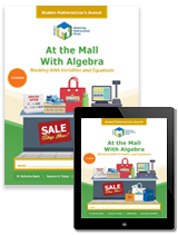 Project M3: Level 4-5: At the Mall With Algebra: Working With Variables and Equations Student Mathematician's Journal + 1 Year License, Kendall Hunt, Gifted Math Elementary