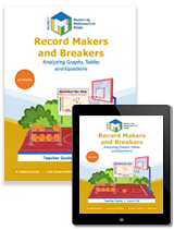 Project M3: Level 5-6: Record Makers and Breakers: Analyzing Graphs, Tables and Equations Teacher Guide + 3 Year License