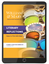 Literary Reflections Student Literature Workbook 1 Year License, William & Mary CFGE, Gifted and Talented Language Arts, Grades 4-5