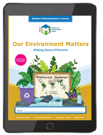 Project M3: Level 5-6: Our Environment Matters: Making Sense of Percents Student Mathematician's Journal 1 Year License