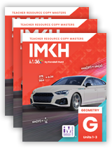 IM v.360: Geometry Teacher Resource Copy Masters Set