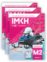 IM v.360: Integrated Math 2 Teacher Resource Copy Masters Set