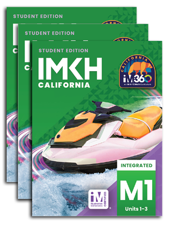 IMKH California: Integrated Math I Student Edition Set