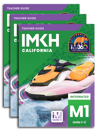 IMKH California: Integrated Math I Teacher Guide Set