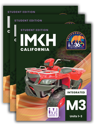 IMKH California: Integrated Math 3 Student Edition Set