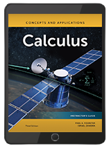 Calculus: Concepts and Applications Instructor Guide 6 Year License