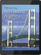 Discovering Advanced Algebra: An Investigative Approach Student Edition 6 Year Online License, Kendall Hunt Publishing K-12, High School Math