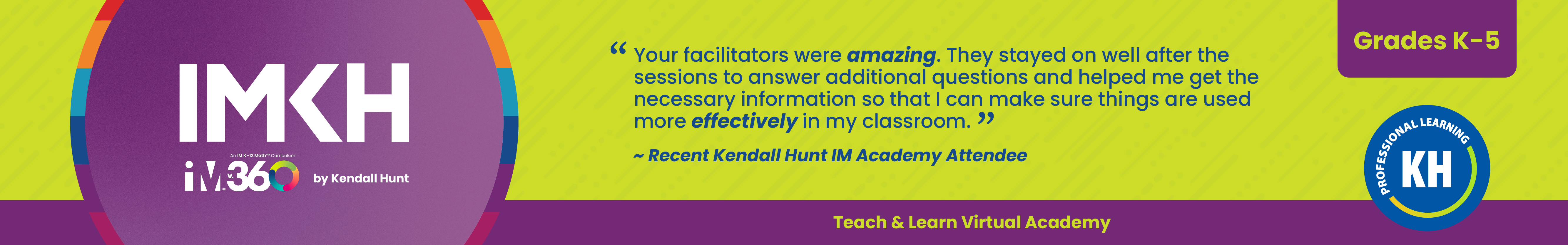 IM® v. 360 K-5 Math Teach & Learn Virtual Professional Learning