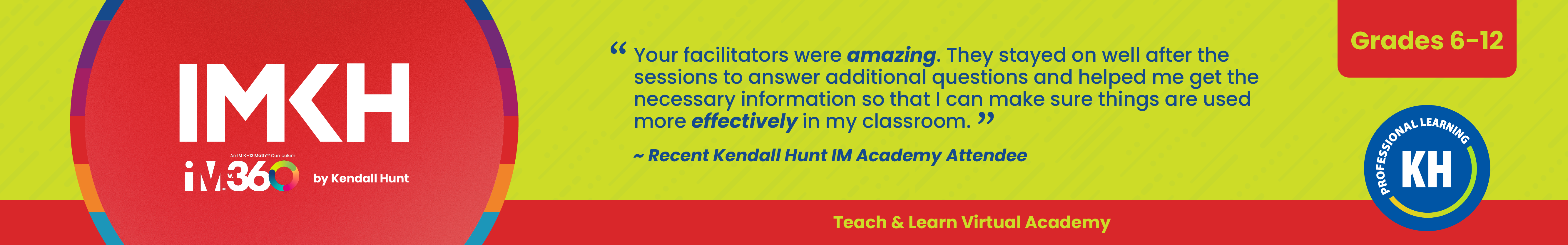 IM®v.360 6-12 Math Teach & Learn Virtual Professional Learning