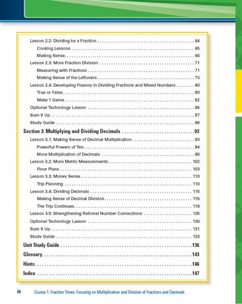 Fraction Times SE TOC page iv.JPG