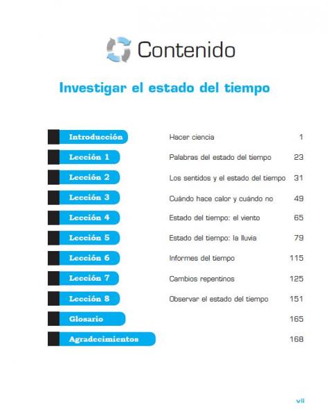 Investigating Weather Spanish TOC page vii.JPG