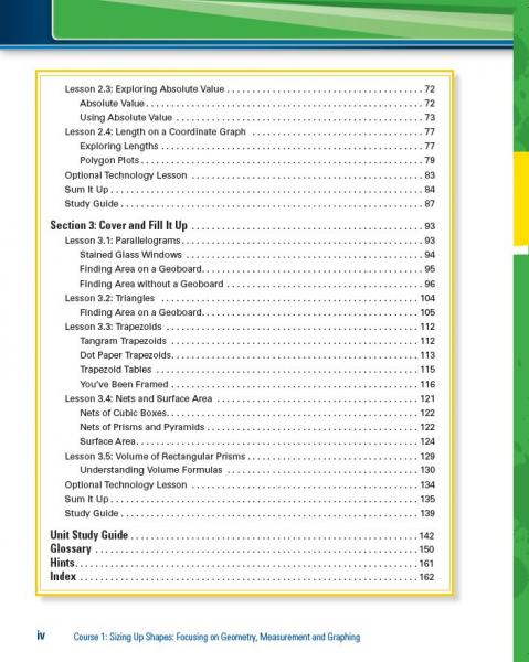 MI C1U2 Sizing Up Shapes SE TOC page iv.JPG