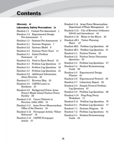 Nuclear Energy SE TOC page iii.JPG