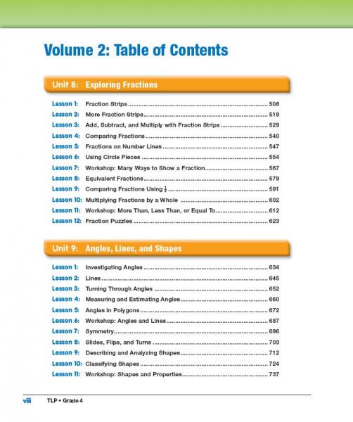 TLP Gr 4 Vol 2 TOC page viii.JPG