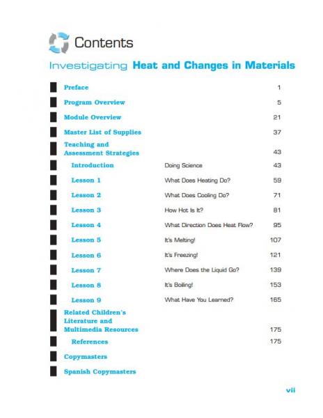 Tracks Heat and Changes TE TOC page vii.JPG