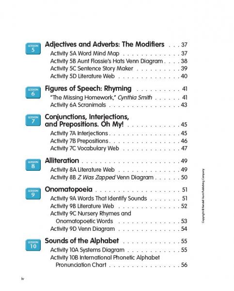 World of Wild Wacky Words SE TOC page iv.JPG