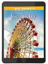 Discovering Geometry with Probability: Student 1 Year Online License, Kendall Hunt Publishing, High School Geometry, Michael Serra