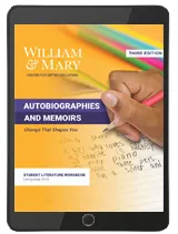 Autobiographies Student Literature Workbook 1 Year License, William & Mary Center for Gifted Education, Gifted & Talented Curriculum, Grades 5-6, Kendall Hunt Publishing Company