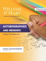Autobiographies and Memoirs Student Literature Workbook, Center for Gifted Education, Gifted and Talented, Grades 5-6, Kendall Hunt Publishing
