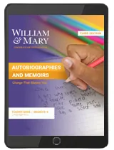 Autobiographies Teacher Guide 1 Year License, William & Mary Center for Gifted Education, Gifted and Talented Curriculum, Grades 5-6, Kendall Hunt Publishing Company