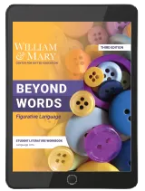 Beyond Words: Figurative Language Student Literature Workbook 1 Year License, William & Mary CFGE Language Arts, Kendall Hunt Publishing K-12