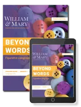 Beyond Words: Figurative Language Teacher Guide + 1 Year License, William & Mary CFGE Language Arts, Kendall Hunt Publishing K-12
