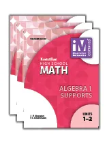 Illustrative Mathematics: Algebra I Supports Teacher Guide Set, Kendall Hunt Publishing, IM 9-12 Math