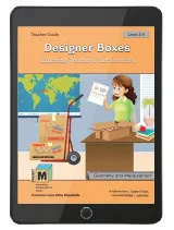 Project M3: Level 5-6: Designer Boxes: Exploring Volume and Surface Area Teacher 3 Year Online License, Kendall Hunt Publishing, Grades 5-6 Gifted Math