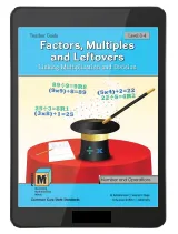 Project M3: Level 3-4: Factors, Multiples & Leftovers: Linking Multiplication & Division Teacher 3 Year Online License, Kendall Hunt Publishing, K-5 Gifted Math