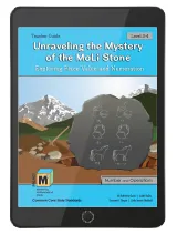 Project M3: Level 3-4: Unraveling the Mystery of the MoLi Stone: Exploring Place Value & Numeration Teacher 3 Year Online License, Kendall Hunt Publishing, K-5 Gifted Math