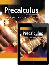 Kendall Hunt Precalculus with Trigonometry: Concepts and Applications Student Text + 6 Year Online License