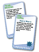 Project M3: Level 3-4: How Big Is Big? Understanding and Using Large Numbers Card Set
