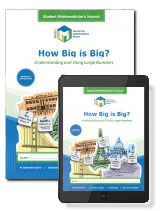 Project M3: Level 3-4: How Big Is Big? Understanding and Using Large Numbers Student Mathematician's Journal + 1 Year License, Kendall Hunt Publishing,  Gifted and Talented, Grades 3-4