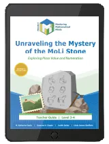Project M3: Level 3-4: Unraveling the Mystery of the MoLi Stone: Exploring Place Value and Numeration Teacher 3 Year License, Kendall Hunt Publishing, Grades 2-4, Gifted Math