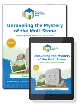 Project M3: Level 3-4: Unraveling the Mystery of the MoLi Stone: Exploring Place Value and Numeration Teacher Guide + 3 Year License, Kendall Hunt Publishing, Grades 3-4, Gifted and Talented Math