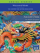 Ancient China: The Middle Kingdom Student Guide, Kendall Hunt Publishing, William & Mary Social Studies