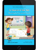 Project M3: Level 3-4: In Search of the Yeti: Measuring Up, Down and All Around Student Mathematician's Journal 1 Year License