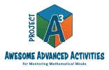 Project A3: Awesome Advanced Activities for Mentoring Mathematical Minds, Kendall Hunt Publishing, Gifted and Talented Grades 3-6 Math