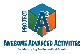 Project A3: Awesome Advanced Activities for Mentoring Mathematical Minds, Kendall Hunt Publishing, Gifted and Talented Grades 3-6 Math